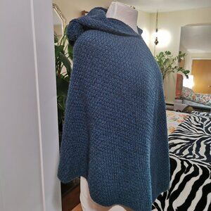 Miou 100% Baby Alpaca Womens Cape Artisan Hand Knit in Peru